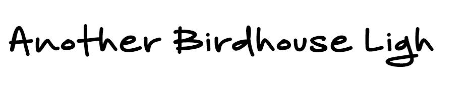 Another Birdhouse font